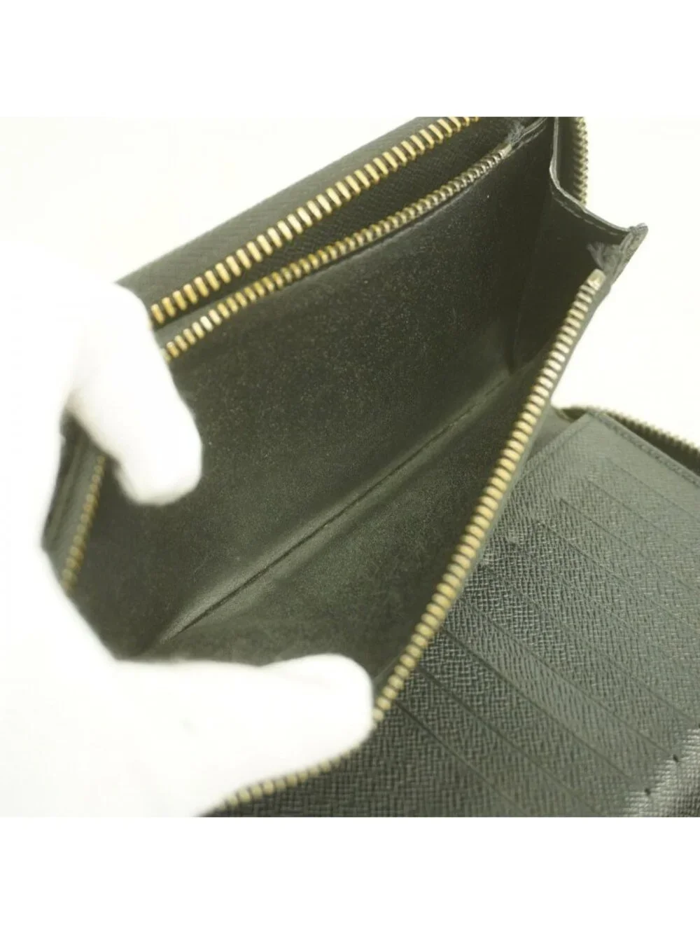 Louis Vuitton Wallet Monogram Eclipse Zippy Vertical Black